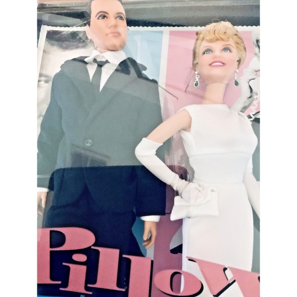 Barbie Collector Pillow Talk Doris Day And Rock Hudson Doll GiftSet NEW IN BOX - Picture 1 of 12